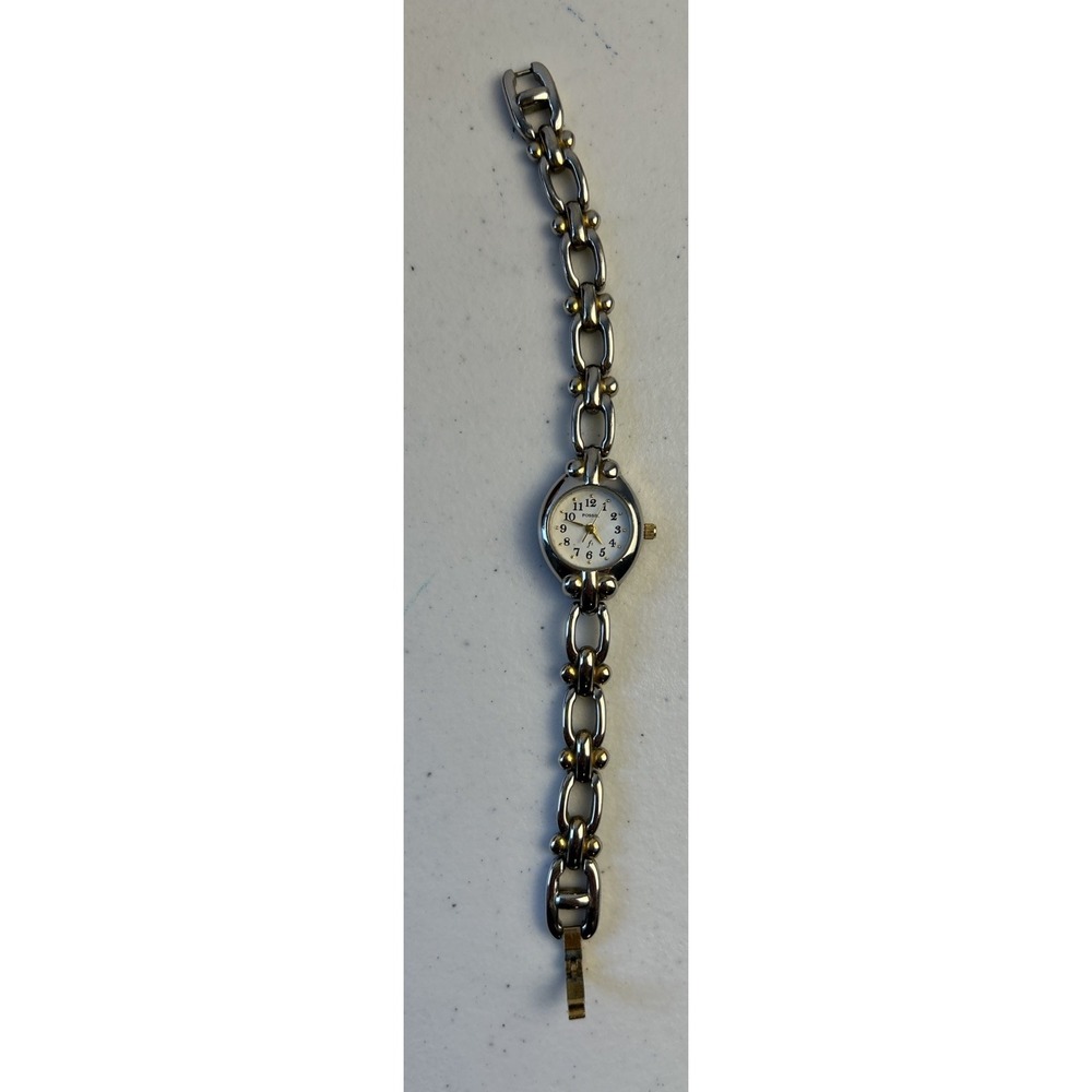Fossil F2‎ Es 8820 Women's Watch 2-Tone Stainless Steel Quartz Working